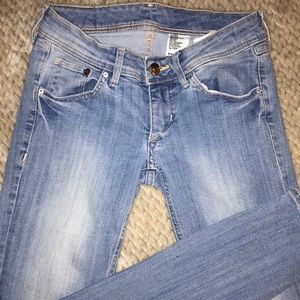 Light Blue Denim Skinny Jeans